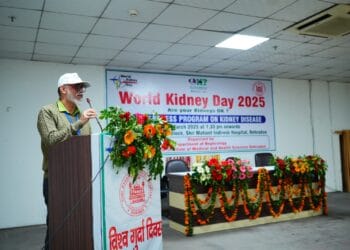 श्री महंत इन्दिरेश अस्पताल में विश्व किडनी दिवस पर किडनी बचाने का लिया संतुलित आहार, व्यायाम व स्वच्छ जल अपनाईए स्वयं को गुर्दा रोगों से बचाईए