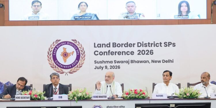 केन्द्रीय गृह मंत्री श्री अमित शाह की अध्यक्षता में देश की पहली ‘Land Border District SPs Conference-2026’ नई दिल्ली में सम्पन्न