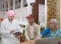 श्रीमहंत देवेन्द्र दास जी महाराज ने आखर शब्दकोश एप का किया उद्घाटन