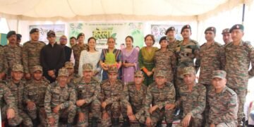 हरेला सप्ताह के अंतर्गत 130 इन्फैंट्री बटालियन (प्रादेशिक सेना) इकोलॉजिकल कुमाऊँ द्वारा 70,000 पौधों का वृहद वृक्षारोपण अभियान