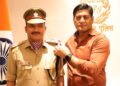 कुन्दन राम के उप निरीक्षक से निरीक्षक के पद पर पदोन्नत होने पर पिपिंग सेरेमनी का आयोजन