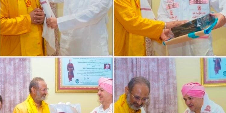 एसजीआरआर विश्वविद्यालय और देव संस्कृति विश्वविद्यालय के बीच शिक्षा, शोध व भारतीय ज्ञान परम्परा में सहयोग पर हुई चर्चा