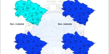 भारी वर्षा की चेतावनी- सात जनपदों में प्रशासन अलर्ट मोड पर