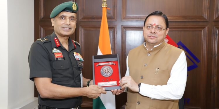 मुख्यमंत्री से महानिदेशक एनसीसी ने की शिष्टाचार भेंट, उत्तराखण्ड में एनसीसी के विस्तार एवं आधुनिक आधारभूत संरचना के विकास पर हुई महत्वपूर्ण चर्चा