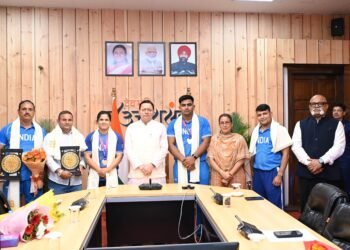 खेल प्रतिभाओं को हरसंभव प्रोत्साहन और विश्वस्तरीय सुविधाएँ उपलब्ध कराना सरकार की प्राथमिकता: मुख्यमंत्री धामी