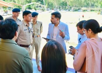 स्वतंत्रता दिवस समारोह को सकुशल रूप से सम्पन्न कराने के लिये मुस्तैद दून पुलिस।