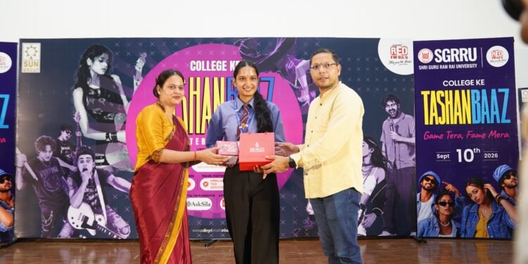 श्री गुरु राम राय विश्वविद्यालय में गूंजा ‘कॉलेज के टशनबाज’ का जोश