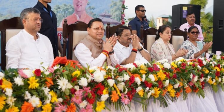 मुख्यमंत्री धामी ने मियांवाला में ₹8.64 करोड़ की लागत से विकसित ‘जल सृष्टि पार्क’ का किया लोकार्पण