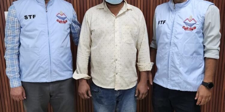 ऑनलाइन गेमिंग वेबसाइट में अधिक लाभ का लालच देकर ₹1.77 करोड़ की साइबर ठगी करने वाले अभियुक्त को राजस्थान से किया गिरफ्तार