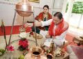 शारदीय नवरात्रि के प्रथम दिवस पर मुख्यमंत्री ने की पूजा-अर्चना, प्रदेशवासियों की सुख-समृद्धि की कामना