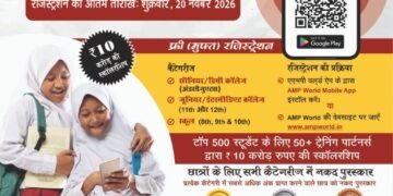 एएमपी की नेशनल टैलेंट सर्च परीक्षा में 10 करोड़ रुपये से अधिक की छात्रवृत्ति का अवसर