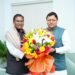 मुख्यमंत्री पुष्कर सिंह धामी से सांसद श्री फग्गन सिंह कुलस्ते ने की शिष्टाचार भेंट