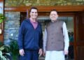 मुख्यमंत्री पुष्कर सिंह धामी से प्रसिद्ध फिल्म अभिनेता अक्षय कुमार ने की शिष्टाचार भेंट