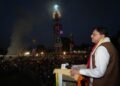 मुख्यमंत्री  पुष्कर सिंह धामी बन्नू बिरादरी द्वारा परेड ग्राउंड, देहरादून में आयोजित दशहरा महोत्सव में हुए शामिल