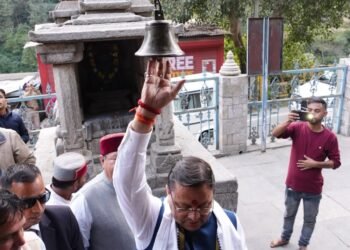 मुख्यमंत्री पुष्कर सिंह धामी ने आदिबद्री मंदिर में की पूजा-अर्चना, प्रदेशवासियों की सुख-समृद्धि की कामना
