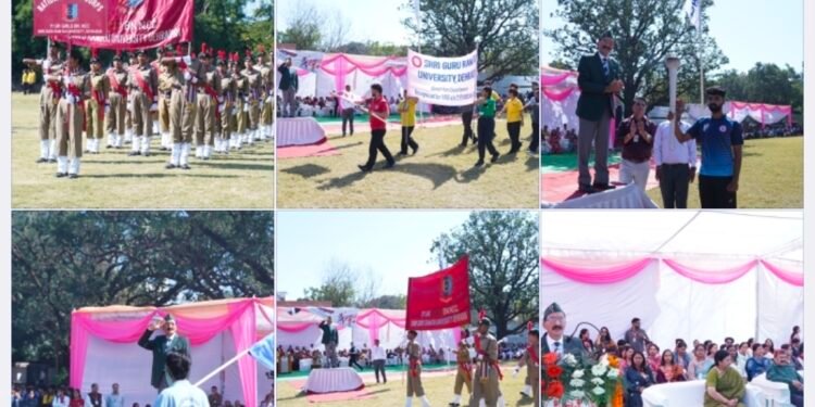 श्री गुरु राम राय विश्वविद्यालय में खेलोत्सव-2026 का भव्य आगाज