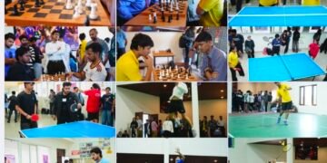 शतरंज, टेबल टेनिस और बैडमिंटन के रोमांचक मुकाबले, एसजीआरआर विश्वविद्यालय के खेलोत्सव।